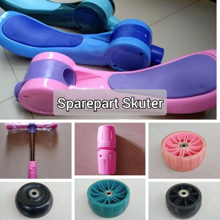 Spare Part Skuter Scooter Anak Dudukan Roda Rangka dll Nugi