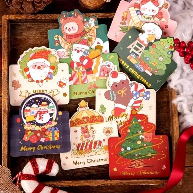 

cusss order] Kartu Ucapan Natal Kecil / Kartu Ucapan Merry Christmas Kecil