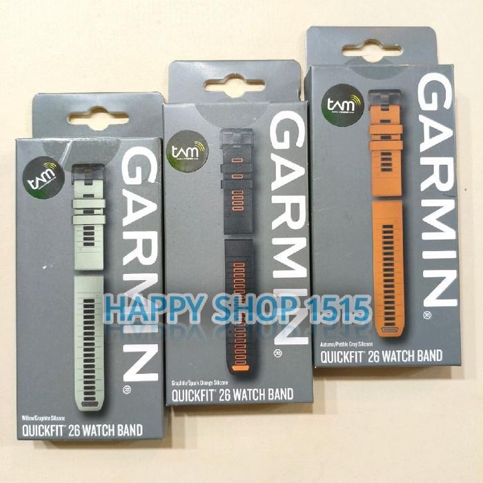 Garmin Quickfit 26 Watch Band Silicone Original Original Dan Terpercaya