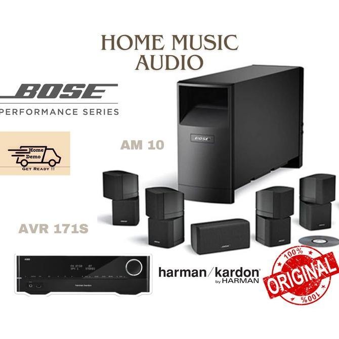 BOSE HOMETHEATER AM 10 DAN HARMAN KARDON AVR 171S HOME THEATER ORIGINAL DAN TERPERCAYA