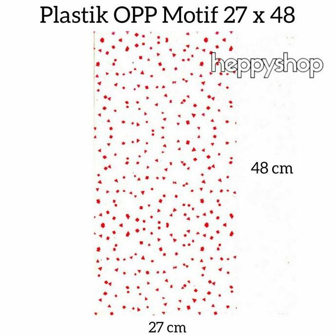 

~^~^~^] Plastik OPP Motif 27 x 48, Plastik Bingkisan Ultah