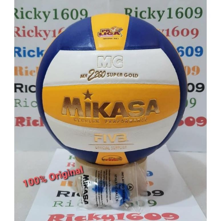 Bola Volly Mikasa MV 2200 Super Gold / Volly Mikasa MV 2200 Z Super Gold - Bola Voli Mikasa MV 2200 
