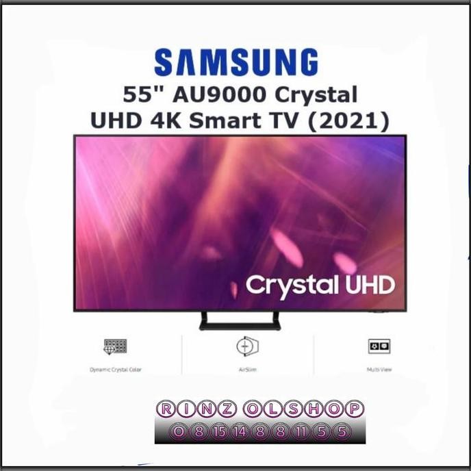 TERBARU - LED TV SAMSUNG 55AU9000 CRYSTAL UHD 4K SMART TV 55 AU9000