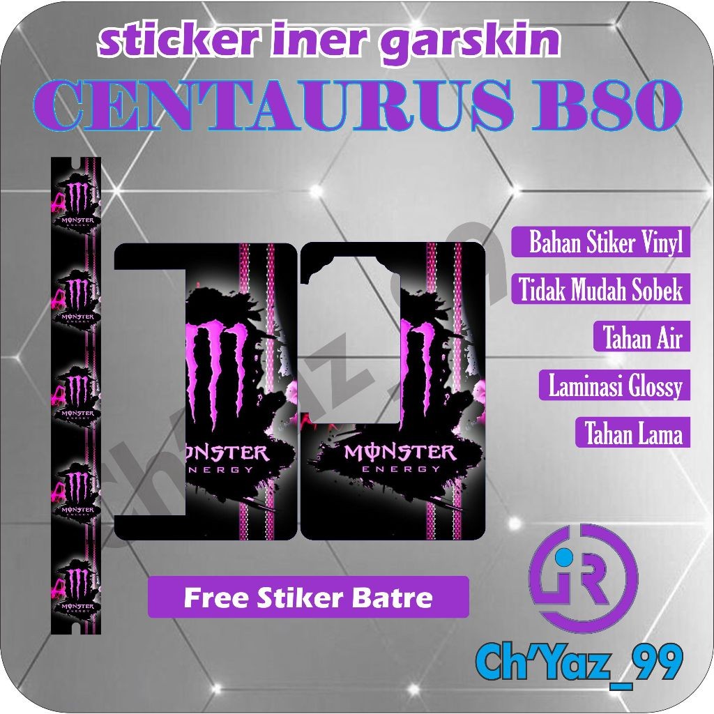 

Premium Cut - Iner B80 Lengkap Baru O Garskin Stiker / Case Custom Terlaris 2PCS/ Fullbody