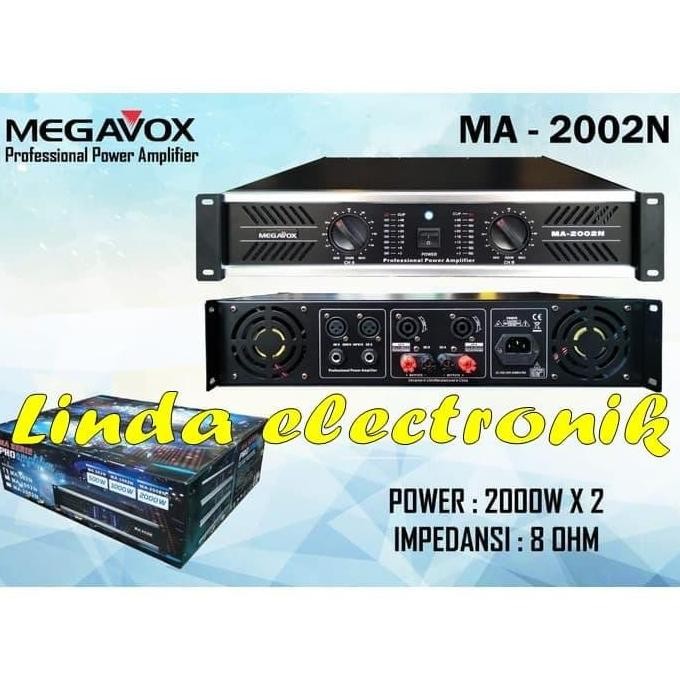 Promo ampli MEGAVOX MA 2002N POWER AUDIO AMPLIFER megavox ma2002n COD