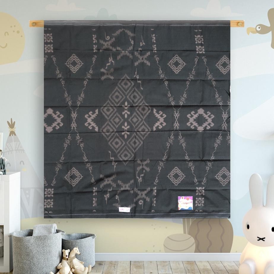 Sarung Tenun Anak Gajah Beduk Royal Kembang Katun 612 Tahun