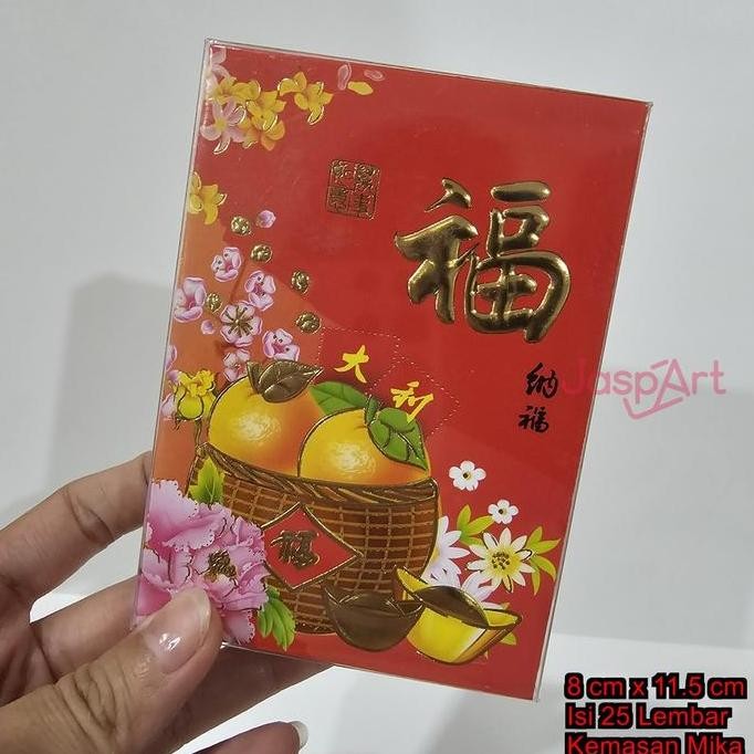 

!!!!!!] ANGPAO IMLEK ULAR 2025 ISI 25 LEMBAR FUNG PAU HONGBAO FUK KEMASAN KOTAK MIKA FUKMIKA UKURAN MEDIUM