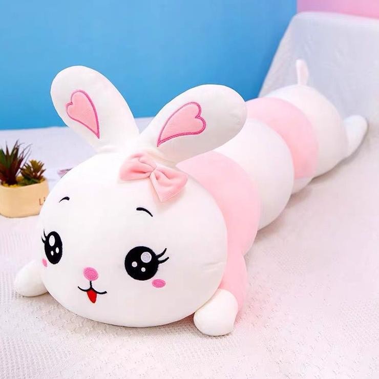 DIJAMIN EMPUK Guling Boneka Kelinci 100cm Boneka Kelinci Boneka Rabbit Guling Rabbit Bantal Kelinci