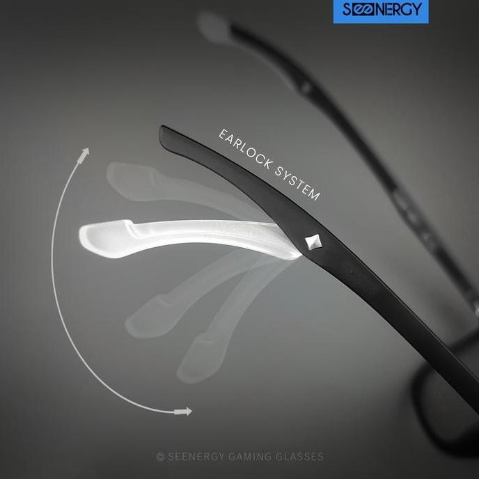 [Promo Diskon] Seenergy Kacamata Gaming | Zeus Midnight Black [Terlaris]