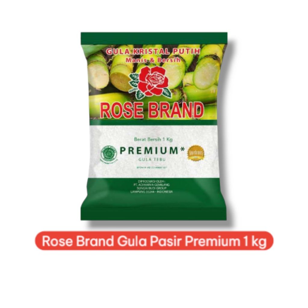 

Gula Pasir Rose Brand Hijau 1kg – Gula Putih Halus & Bersih untuk Masakan dan Minuman