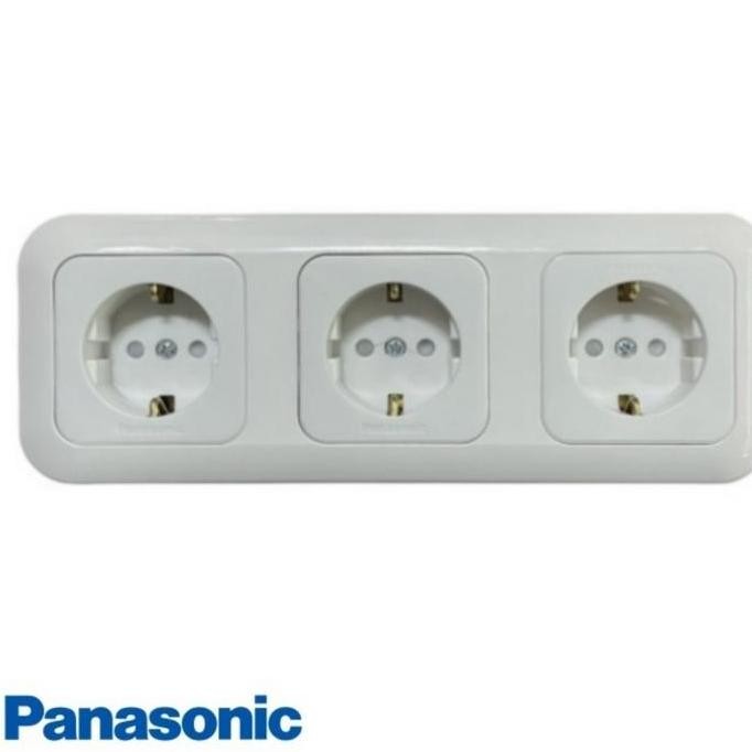 Stop Kontak 3Gang Panasonic Terbaru