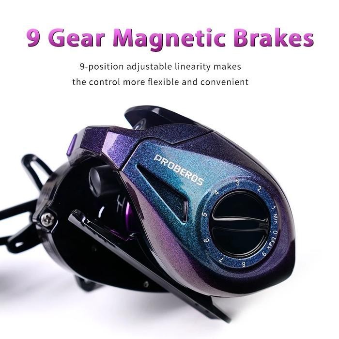 FT Caldari Reel Pancing  Casting Bc 7.2:1 Gear Ratio 10kg Drag Carbon Shell Magnetic