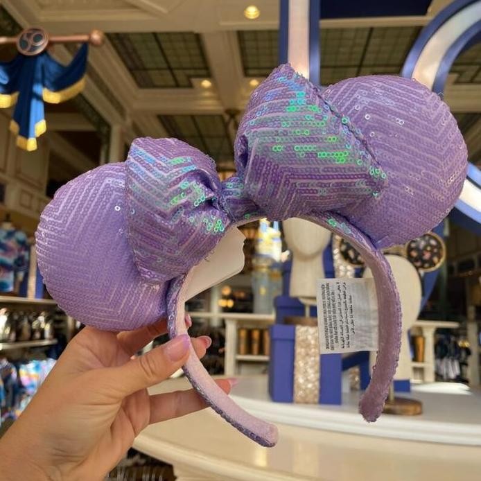 new Bando Headband Minnie Mouse Purple Original Disney.