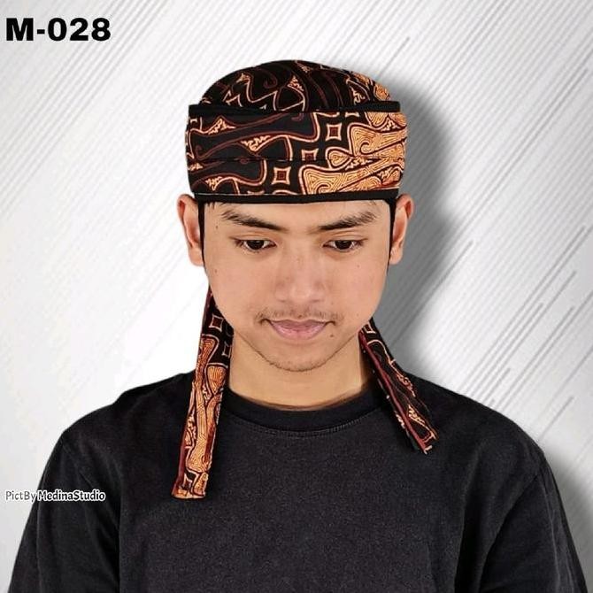 new Iket kepala totopong bendo blangkon batik sunda | iket kepala sunda jawa dewasa | bando iket kep