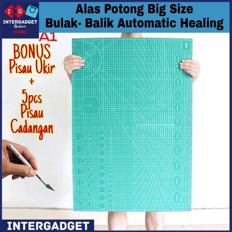 

Readyy!! Cutting Mat Ukuran Besar Free Pisau Ukir Alas Potong A1 A2 A3 Bulak Balik Serba Guna