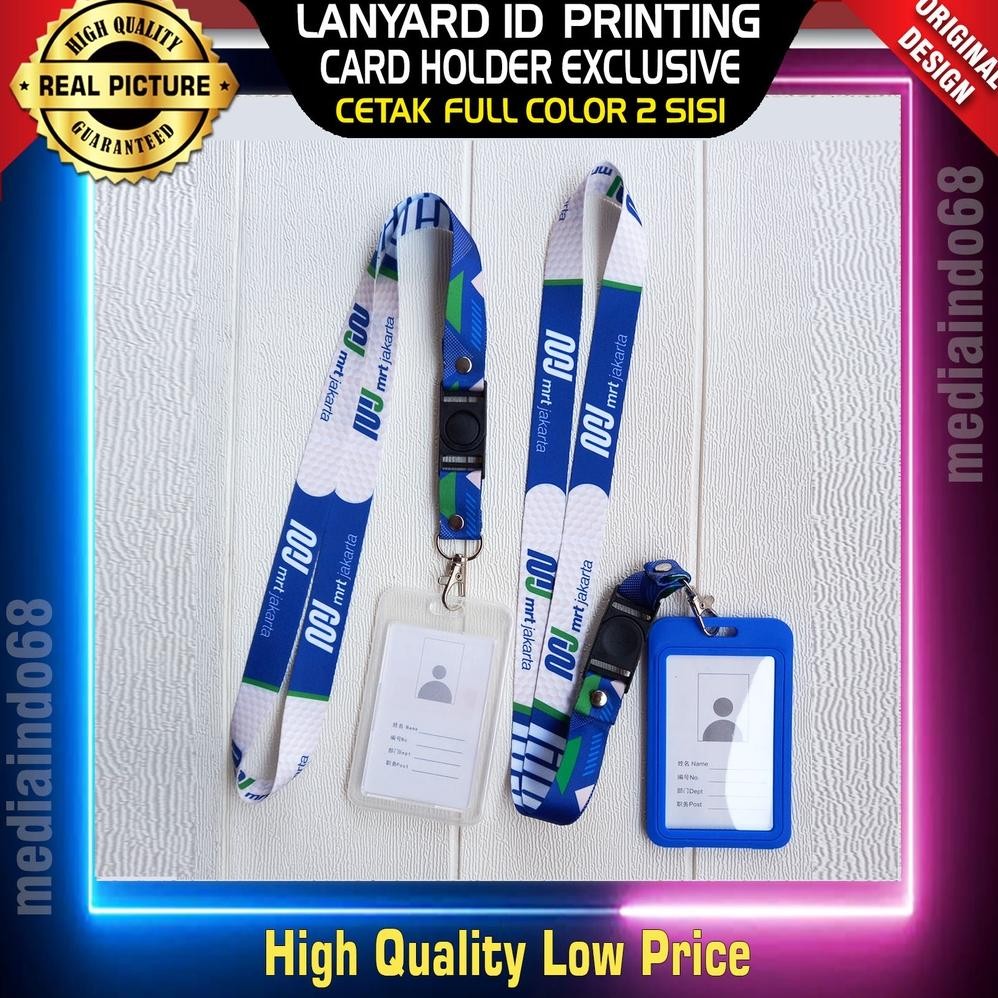 

Readyy!! Ready Stock Lanyard ID CARD/Gantungan ID CARD Printing MRT JAKARTA (Paket Murah)