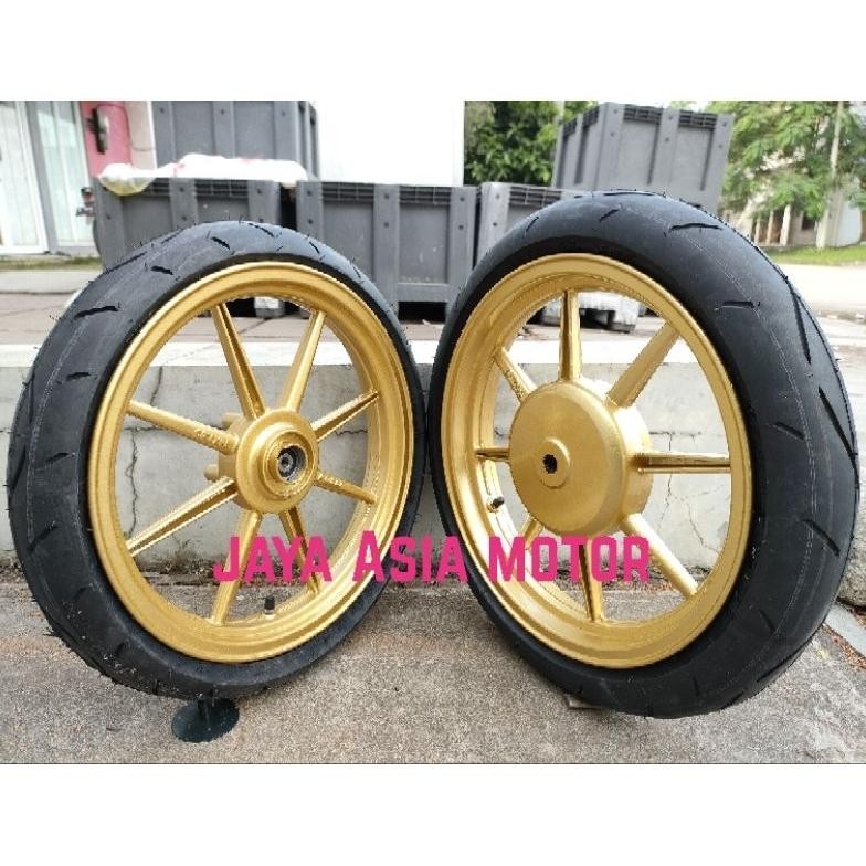 Terlaris Velg Racing Rossi Model Comet Plus Ban  Ring 14 Vario 110 Scoopy Genio Vario 125/150 Vario 