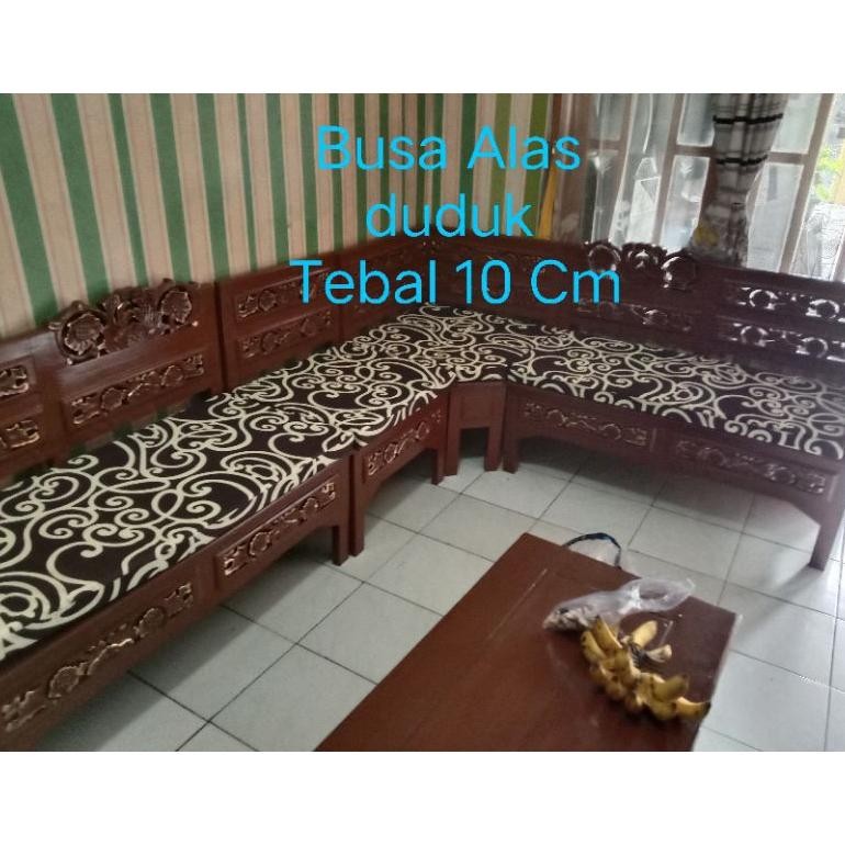 Terlaris Busa Alas Duduk Kursi Kayu L / Sudut, Tebal Busa 10Cm