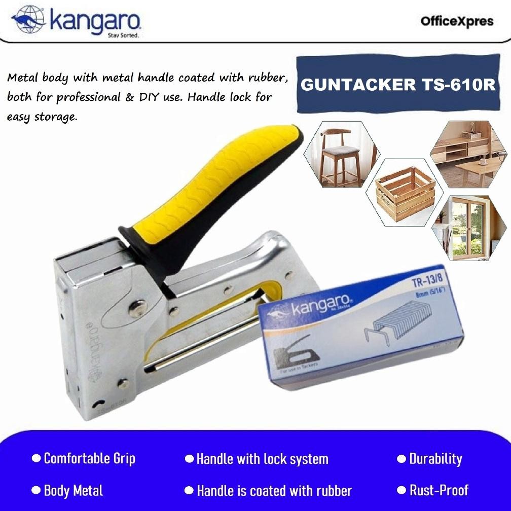 

Readyy!! Alat Stapler Tembak Jok Kulit Motor / Guntacker TS 610R Sejenis MAX TGA/ Cekrekan / Pengokot / Stapler Sofa