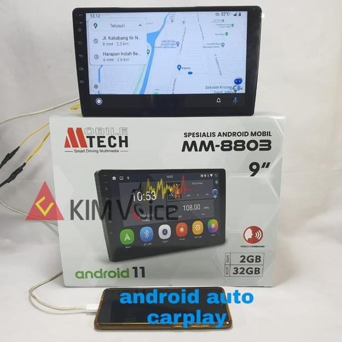 Head Unit Android 10 inch Mtech MM-8803 IPS Quantum Display Android 10