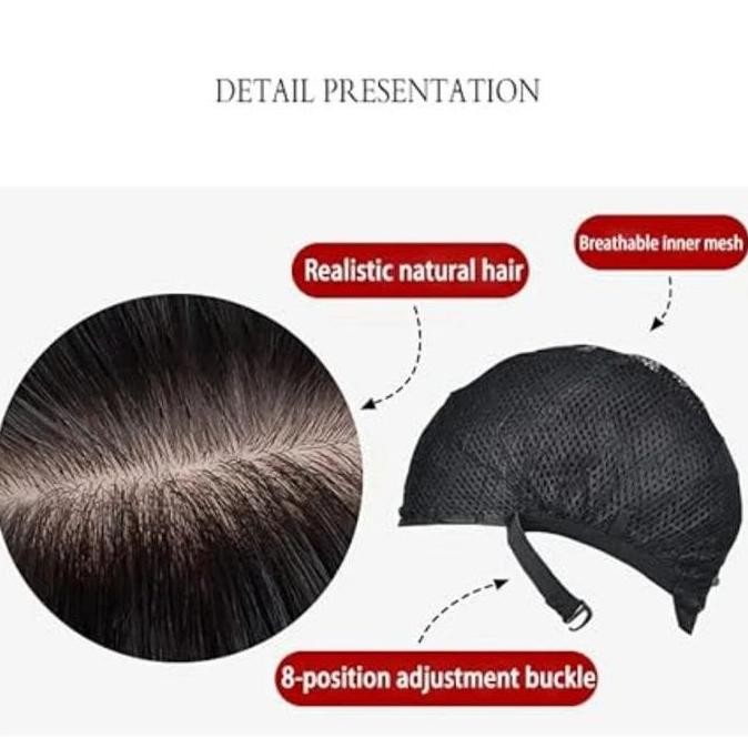 Rambut Wig Pria Pendek | Wig Pendek Pria | Rambut Palsu Cowok Keren murah