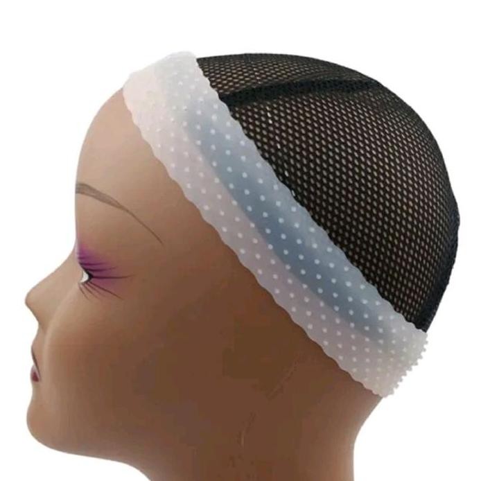 Hair Band Silicone Anti Slip Bandana Rambut Head wig Band Non slip Band Wig Grip Head Headbands Pink