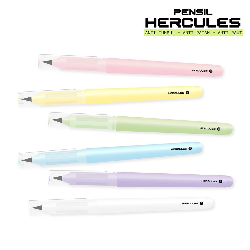 

[MURAH] Paperie Lab - Pensil HERCULES anti tumpul - anti patah - anti raut