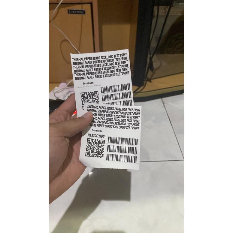 

Terjangkau (1 DUS/ ISI 100 BIJI) Kertas Kasir Thermal Paper 57x30 58x30 EDC Merk Excelindo HASIL PRINT PASTI JELAS ..