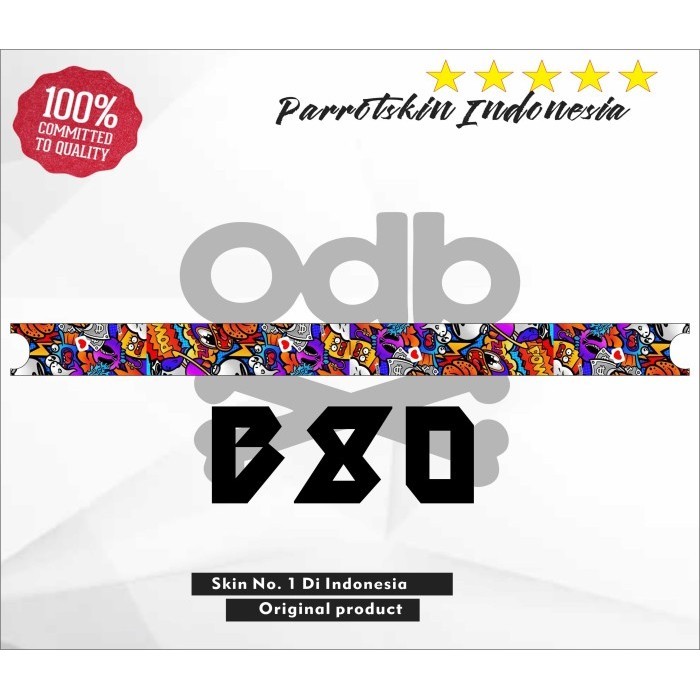 

List B80 Katalog Keren Voltase By Urbanite Store Pow Comic Garskin/Stiker Case Bisa Custom Motif - 2Pcs