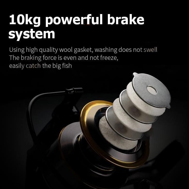 Special Reel Pancing HE1000 - 7000 10 Kg / Reel Pancing Murah Kuat Power /Gulungan Pancing Ikan Loga