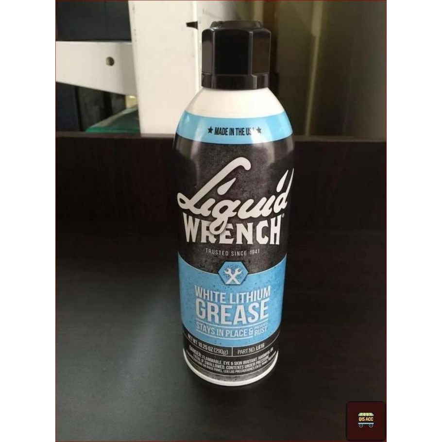 LIQUID WRENCH White Lithium Grease Liquid 290 Gr (Made in USA)