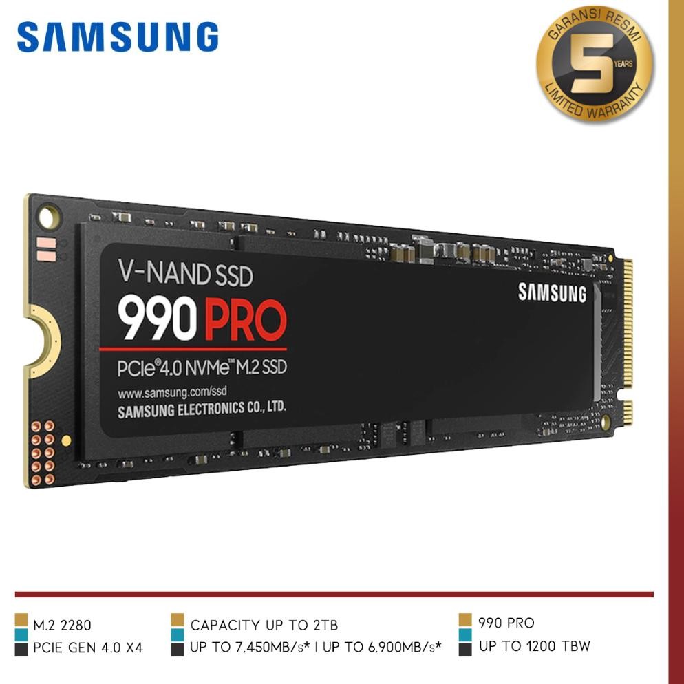 Samsung 990 Pro Pcie 4.0 Nvme Ssd Terbaru