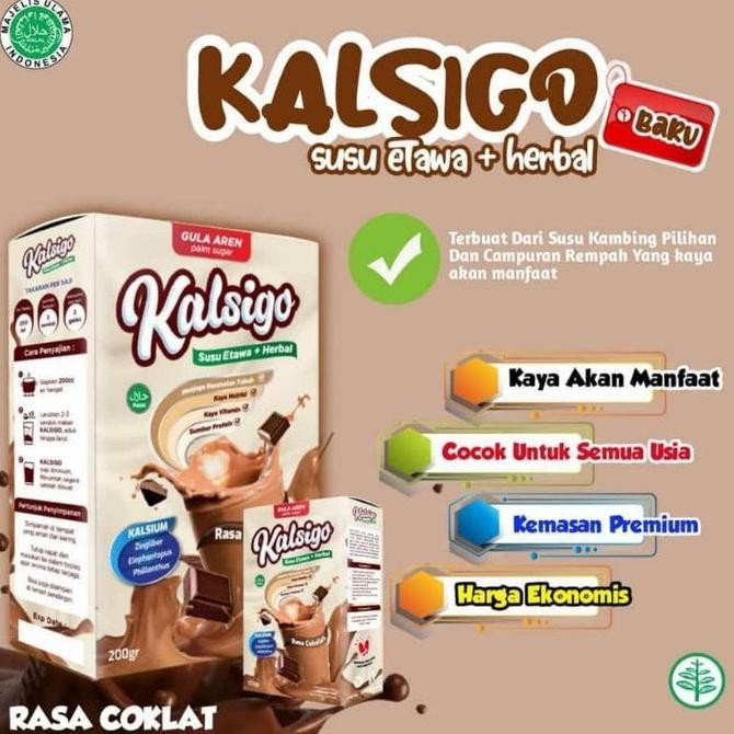 

Susu Kambing Kalsigo Paket 5 Box Isi 1Kg Susu Tinggi Badan Tinggi Kalsium Susu Kambing Etawa Plus Herbal