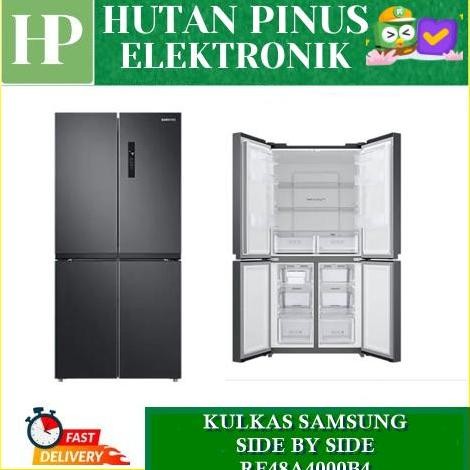 TERMURAH - SAMSUNG RF48A4000B4 KULKAS 4 PINTU MULTI DOOR 511 LITER TWIN COOLING