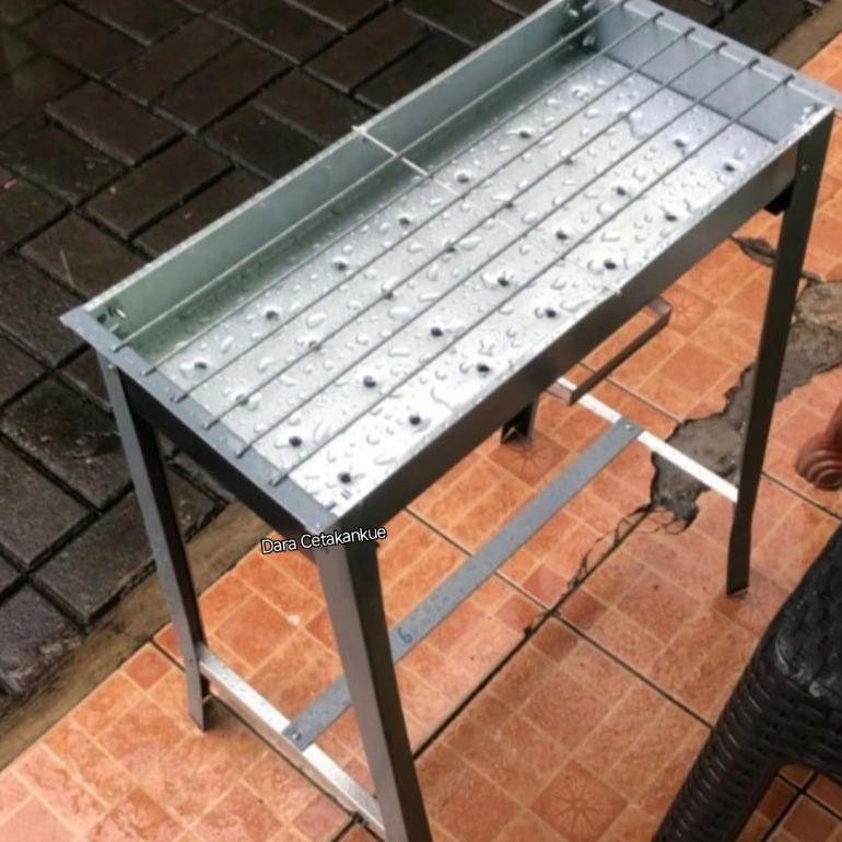 ''Terlaris" Bakaran Sate Arang Kaki Tinggi Besar 1X24 Cm Panggangan Ikan Ayam Jagung Alat Panggang G