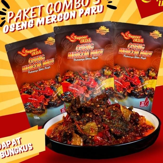 

Dapoer I Paket Combo 3 Oseng Mercon Paru