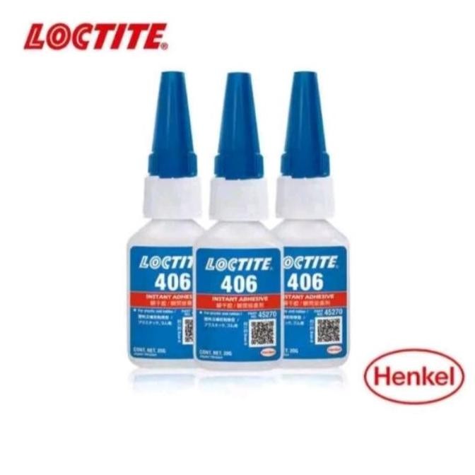 Original LEM LOCTITE 406 20g - Lem Super Kuat untuk Plastik dan Karet