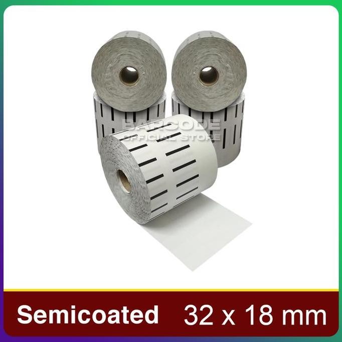 

Baru Label Bare Semicoated 32X18Mm - 3 Line Label Stiker Barcode Printer