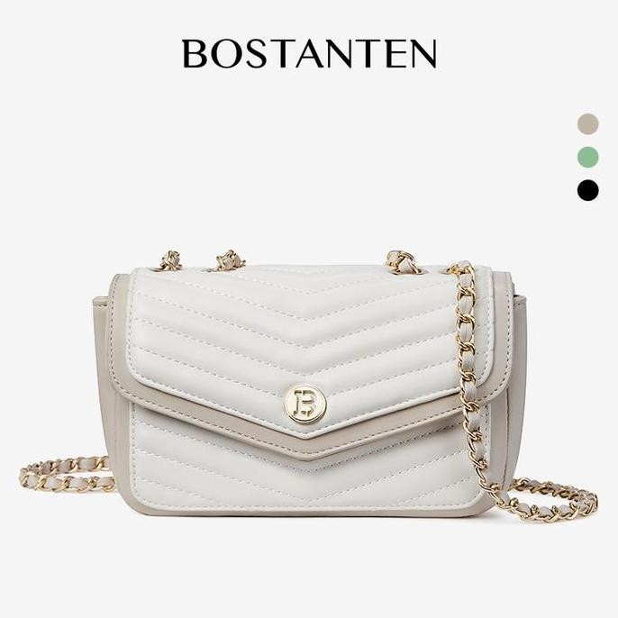 terbaru vivian bag bostanten - tas selempang & bahu wanita hitam putih elegan