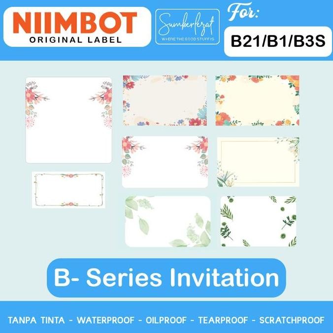 

Baru Refill Stiker Thermal Niimbot B21 - Motif Printed Pattern Lucu