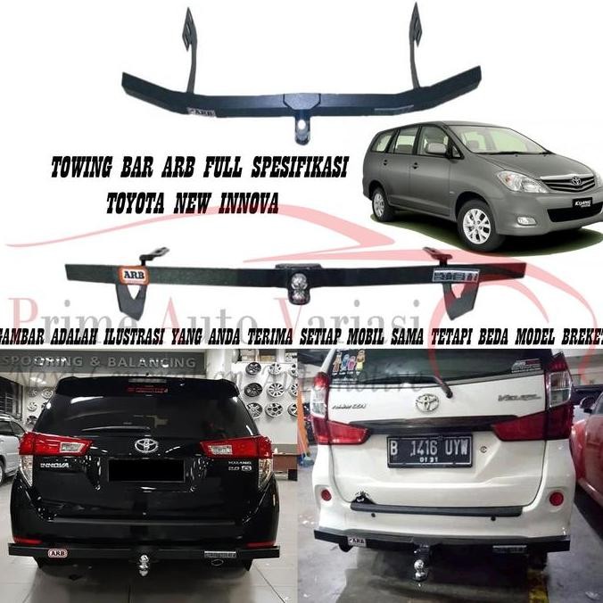 TOWING BAR ARB BESI BUMPER BELAKANG TOWING BAR - NEW INNOVA ORIGINAL DAN TERPERCAYA