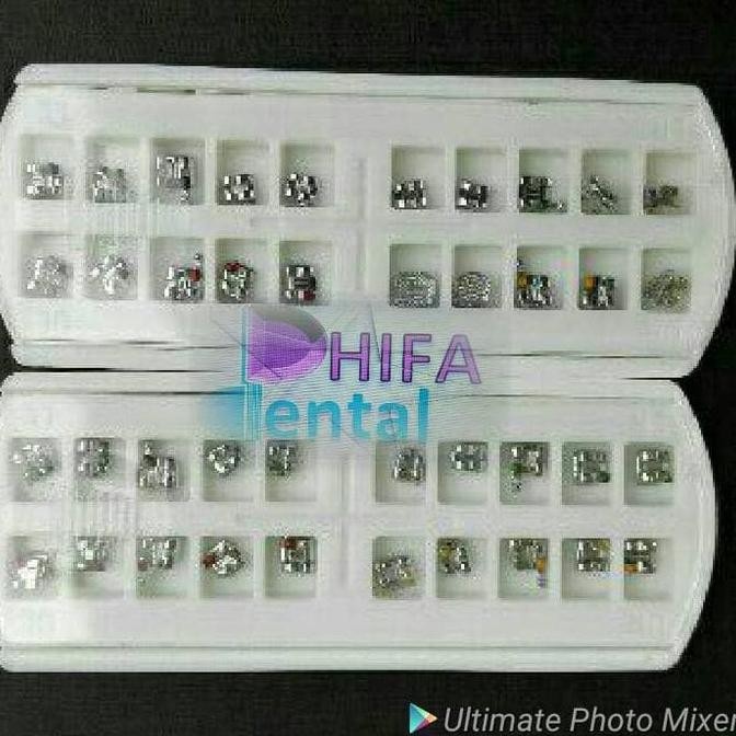 Original Set Bracket Aegis Roth 0.22wh - Behel Gigi Orthodontic Lengkap