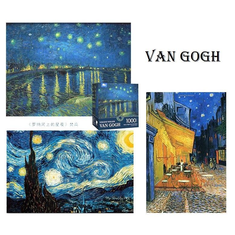 ''Terlaris" Van Gogh Art Piece Puzzle - 1000 Pcs Puzzle Murah