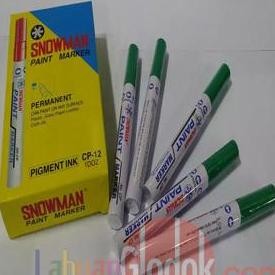 

SPIDOL PERMANENT PAINT MARKER SNOWMAN HIJAU ISI 12 PCS ORIGINAL DAN TERPERCAYA