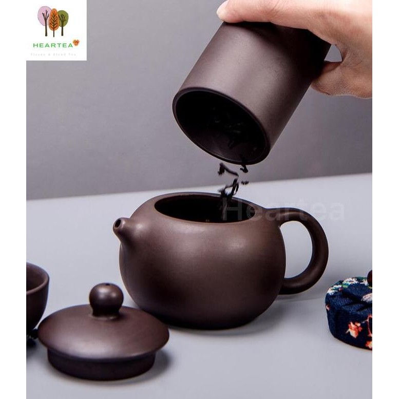 

Terlaris Chinese Tea Pot Set Travel Pouch / Set Teko Keramik (6 In1) Ready Stok