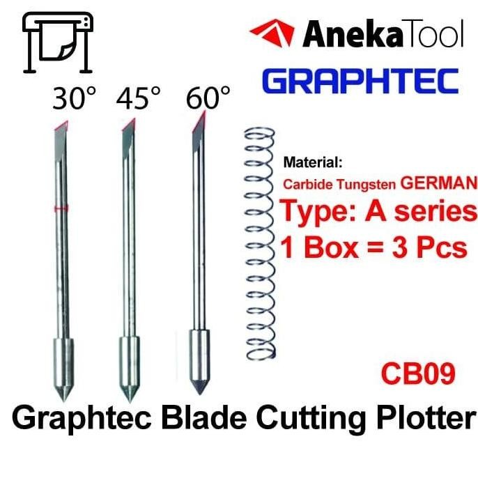 

SALE! PISAU CUTTING STICKER GRAPHTEC BLADE A SERIES BAJA CARBIDE JERMAN