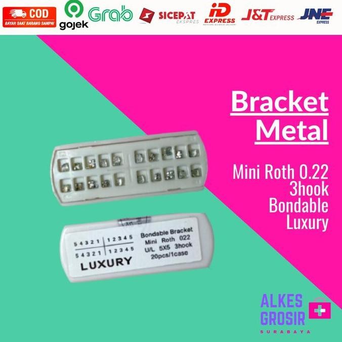 Original Bracket Mini Roth 022 Aegis Luxury - Behel Metal Premium untuk Perawatan Ortodonti