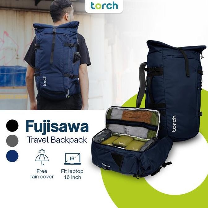 Torch Tas Ransel - Travel Backpack Anti AIr Fujisawa