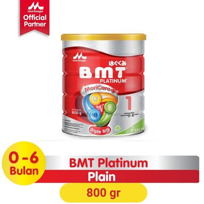 terbaru morinaga bmt platinum 800gr - susu formula bayi 0-6 bulan kemasan eksklusif