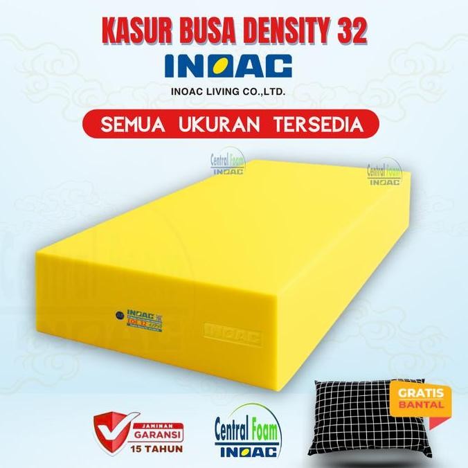 INOAC Kasur Busa EOE D32 Original Garansi 15 Tahun Density 32 Kepadatan Tinggi Busa Keras Kenyal Ant